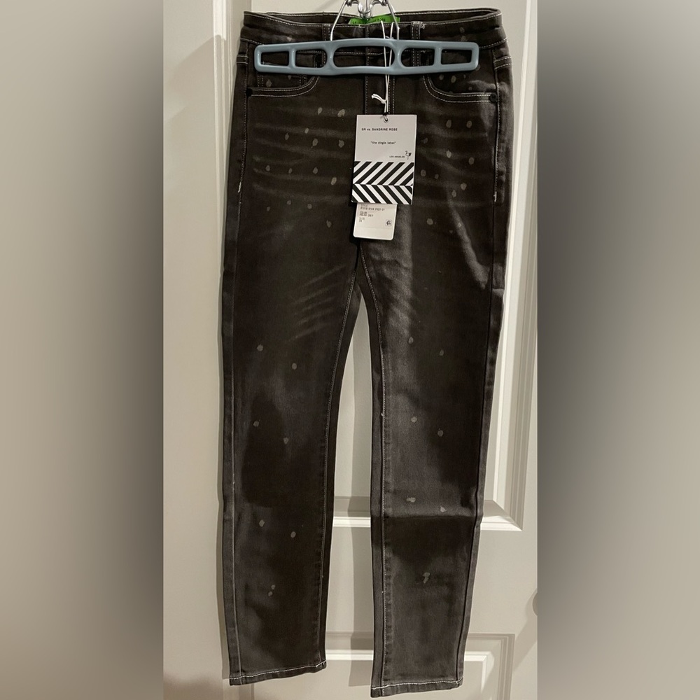 👖Sandrine Rose x Free People SR Grey Dot Jeans👖- BNWT